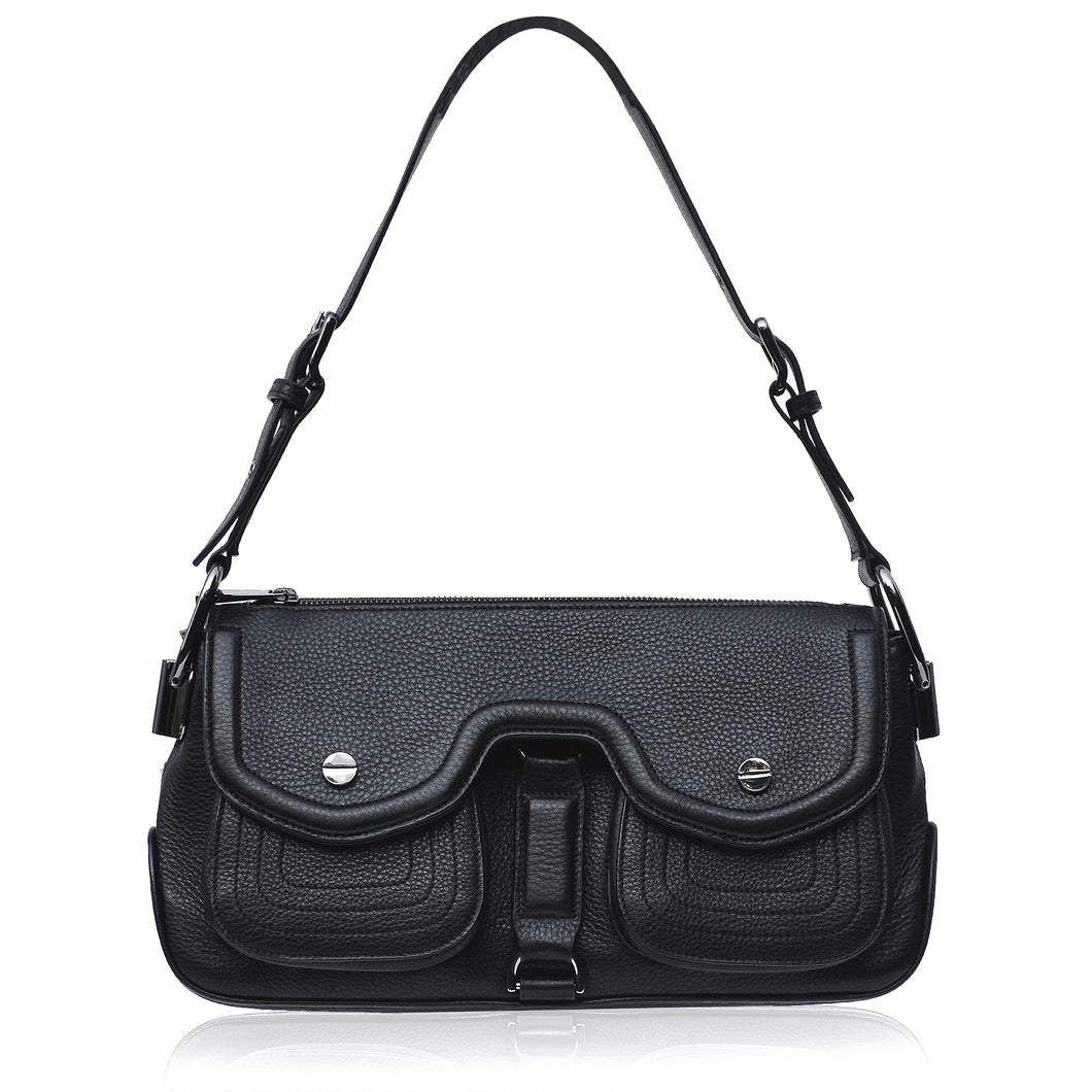 Bridgette in Black Onyx with Gunmetal Hardware