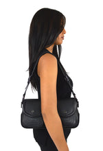 Bridgette in Black Onyx with Gunmetal Hardware
