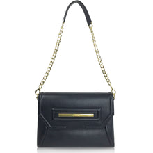 Claudette Portfolio Bag in Black Onyx & Gold