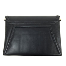 Claudette Portfolio Clutch in Black Onyx & Gunmetal