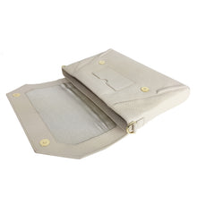 Claudette Portfolio Clutch in Creme Fraiche