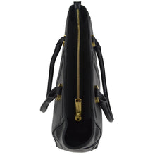 Mackenzie Tote in Black Onyx & Gold