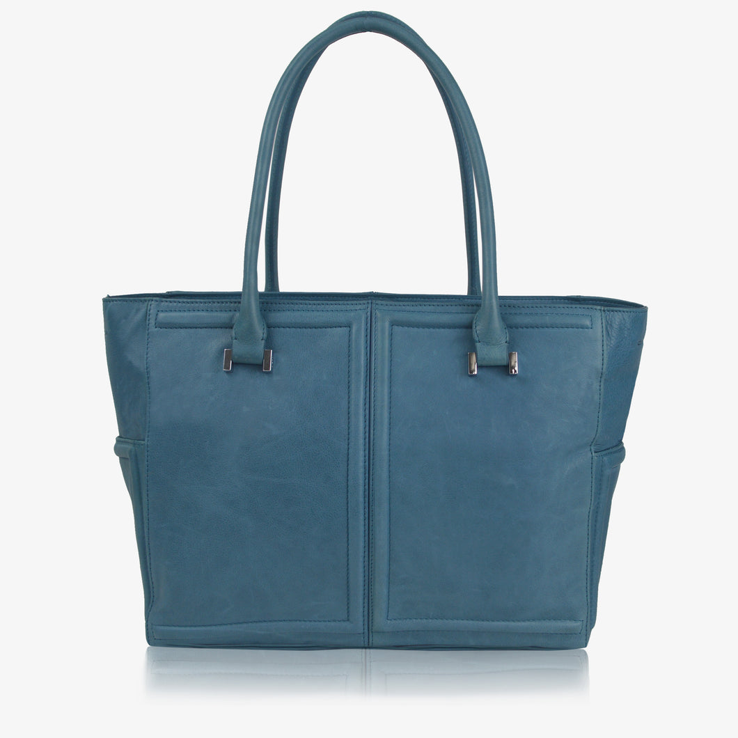 Mackenzie Tote in Azure Blue