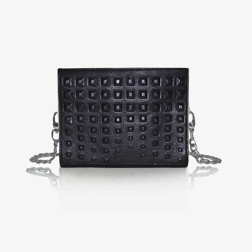 Napoli Clutch Bag in Black Onyx