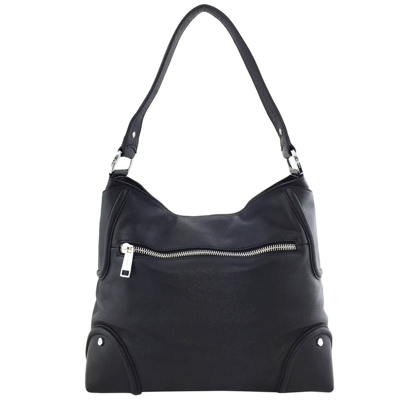 Nakita Hobo with built-in light in Black Onyx – Chinyere Ugoji